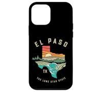 El Paso Texas Outdoors Vintage Nature Illustration Coque pour iPhone 12 Mini