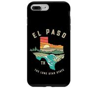 El Paso Texas Outdoors Vintage Nature Illustration Coque pour iPhone 7 Plus/8 Plus
