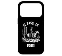El Paso TX USA Cowboy Cheval Style Vieilli Coque pour iPhone 17 Pro