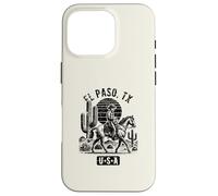 El Paso TX USA Cowboy Cheval Style Vintage Coque pour iPhone 16 Pro