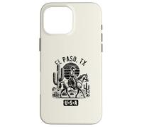 El Paso TX USA Cowboy Cheval Style Vintage Coque pour iPhone 16 Pro Max