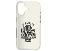 El Paso TX USA Cowboy Cheval Style Vintage Coque pour iPhone 17