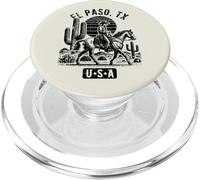 El Paso TX USA Cowboy Cheval Style Vintage PopSockets PopGrip pour MagSafe
