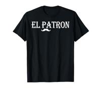 El Patron Moustache mexicaine The Boss in Spanish T-Shirts Tee T-Shirt