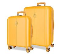 El Potro Ensemble de valises Vera 40 x 55 x 20 cm, 49 x 70 x 28 cm, Citronier, 40 x 55 x 20 cm, 49 x 70 x 28 cm, Ensemble de valises
