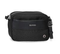 El Potro Luna Sac à bandoulière Noir 21 x 14 x 6 cm Polyester avec détails en Cuir synthétique by Joumma Bags