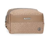 El Potro Luna Trousse de Toilette Beige 17,5 x 10,5 x 9,5 cm Polyester avec détails en Cuir synthétique by Joumma Bags