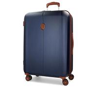 El Potro Ocuri Mallette Moyenne Bleue 49 x 70 x 28 cm Rigide ABS Fermeture TSA intégrée 81 L 4,14 kg 4 Roues Doubles, Bleu, Valise Moyenne