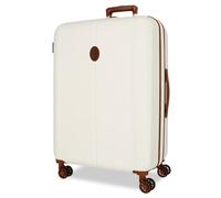 El Potro Ocuri Valise Moyenne Blanche, 49 x 70 x 28 cm, Rigide 4,14 kg, Fermeture TSA ABS 4,14 kg, 81 l, Extensible, Blanc, Talla única, Valise Moyenne