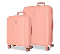 El Potro Vera Jeu de valises Rose, 55/70 cm, Rigide 6,2 kg, Fermeture TSA ABS 6,2 kg, 118 L, Bagage à Main, Rose, Talla única, Jeu de valises