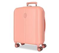 El Potro Vera Valise Cabine Rose, 40 x 55 x 20 cm, Rigide 2,7 kg, Fermeture TSA ABS 2,7 kg, 37 L, Extensible Bagage à Main, Rose, Talla única, Valise Cabine