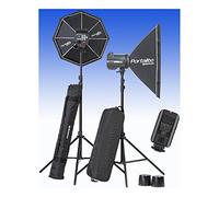 El poucesrom EL20749,2-équipement Complet Flash Studio BRX 500/500 Noir