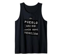 El Pueblo Unido Jamas Sera Vencido Protest Slogan Débardeur