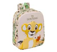 El Roi Lion - Sac à dos de crèche 3D, nettoyage facile, idéal pour les enfants de différents âges, confortable et polyvalent, qualité et résistance, 22 x 10 x 27 cm