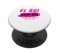El Roi Said Yes - NSPPD Morning Prayer Autel of Fire PopSockets PopGrip Adhésif