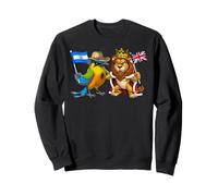 El Salvador Britannique Drapeau Royaume-Uni Fier Salvadorien Sweatshirt