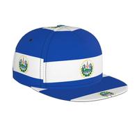 El Salvador Casquette de baseball tendance à bord plat, convient pour toutes les saisons, un bon choix pour la course à pied et les voyages, noir