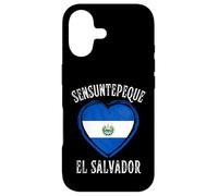 El Salvador Flag Heart Sensuntepeque City Coque pour iPhone 17