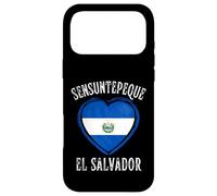 El Salvador Flag Heart Sensuntepeque City Coque pour iPhone 17 Pro Max