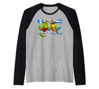 El Salvador Guatemala Drapeau Salvadorien Guatemaltèque Manche Raglan