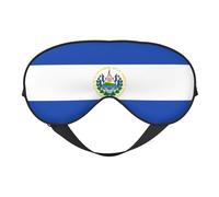 El Salvador Masque doux pour les yeux - Ombre de nuit élastique - Bandeau anti-lumière pour les yeux - Pour avion, yoga, voyage, couverture complète des yeux