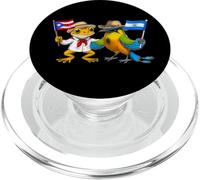El Salvador Porto Rico Drapeau Salvadorien Portoricain PopSockets PopGrip pour MagSafe