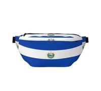 El Salvador Sac banane élégant à bandoulière - Pochette de voyage polyvalente et compacte pour un rangement mains libres, noir, One Size