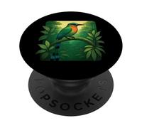 El Salvador Torogoz National Bird Drapeau Salvadorien Pupusas PopSockets PopGrip Adhésif