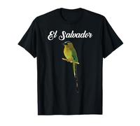 El Salvador Torogoz National Bird Drapeau Salvadorien Pupusas T-Shirt