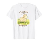 El Señor ES Mi Pastor Agneau Design Salmo 23:1 Mouton Mignon T-Shirt