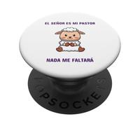 El Señor ES mi Pastor, nada me faltará. PopSockets PopGrip Adhésif