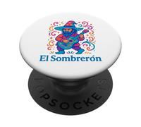 El Sombrerón - Folklore Latino-américain Trickster Spirit PopSockets PopGrip Adhésif