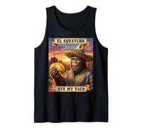 El Squatcho Ate My Taco Motif cryptide Mexicain Amusant Débardeur