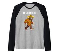 El Squatcho souriant Manche Raglan