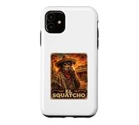 El Squatcho The Outlaw, Western rétro avec Bigfoot Coque pour iPhone 11