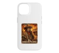 El Squatcho The Outlaw, Western rétro avec Bigfoot Coque pour iPhone 14