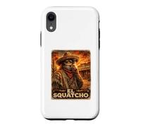 El Squatcho The Outlaw, Western rétro avec Bigfoot Coque pour iPhone XR