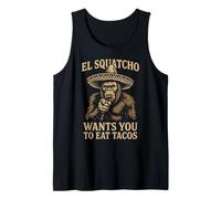 El Squatcho Veut Que Vous mangiez des Tacos | Funny Sasquatch Cryptid Débardeur