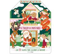 El taller de Papá Noel. Libro de Adviento desplegable: ¡Con 25 solapas para celebrar la Navidad!
