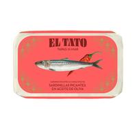 EL TATO Petites sardines 16/20 à l'huile d'olive et piment - 115 / 81 g