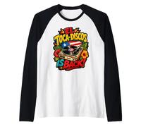 El Toca-Discos is Back Boricua Retro Vinyl DJ Vibes Manche Raglan