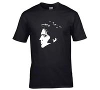 El_vis Pre_sley - The King - Rock n Roll 50s 60s 70s Music T-Shirt Homme Tee Top, Noir , XL