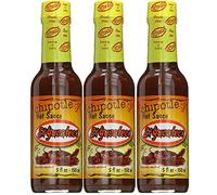 El Yucateco Chipotle Lot de 3 sauces chaudes avec carte de recettes 150 ml