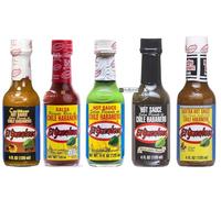 El Yucateco - Coffret 5 sauces Negra-Roja-Verde-Caribbean-XXXtra | 5 × 120 ml | Gourmet Collection