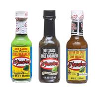 El Yucateco - Lot de 3 sauces XXXtra-Negra-Verde | 3 × 120 ml | Habanero Extreme