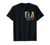 ELA Squad for Work Tie Dye Retour to School Appréciation Day T-Shirt