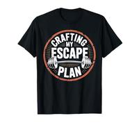 Élaboration de Mon Plan d'évasion Motivation et Remise en Forme T-Shirt