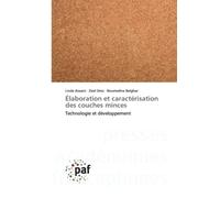 Élaboration et caractérisation des couches minces: Technologie et développement