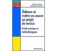 Elaborer et mettre en oeuvre un projet de service