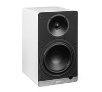 ELAC DCB61 Lot de 2 enceintes compactes Debut ConneX, pour lecture audio via HDMI, USB, phono et Bluetooth, excellent son et design de haute qualité, 1 ensemble d'enceintes actives Blanc